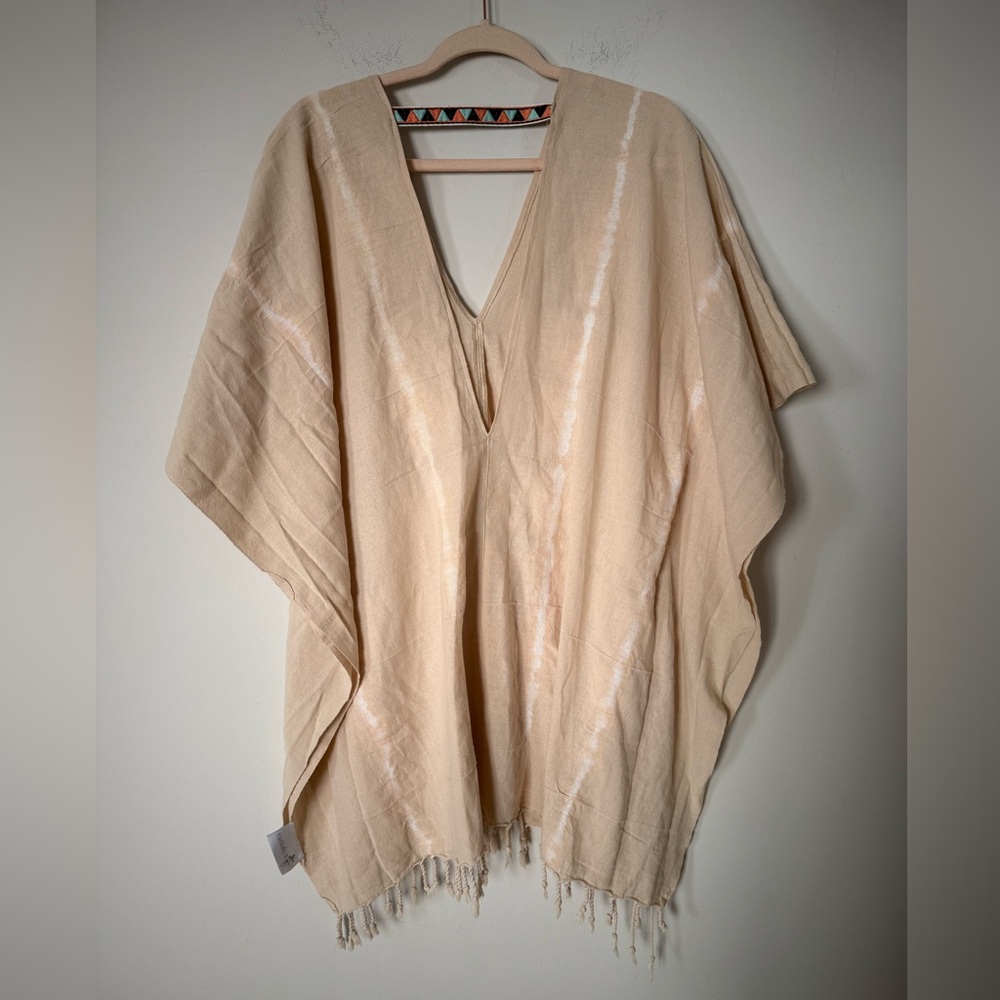 Turkish T Fringe Tie Dye 100% Cotton CoverUp